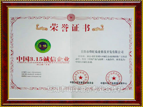 中国3.16诚信企业