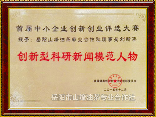 创新型科研新闻模范人物